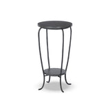 Nina End Table in Grey Italian Marble from Four Hands - Luna Furniture