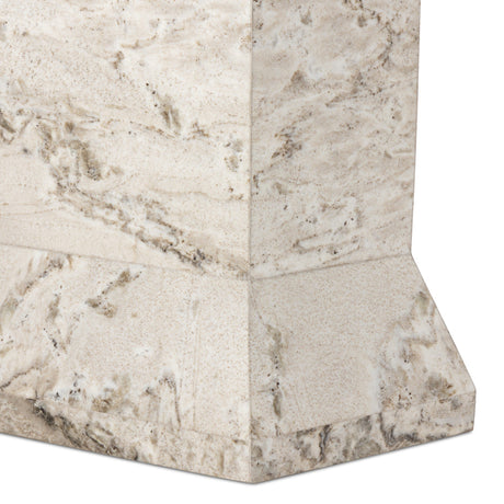 Argos Console Table in Sand Marble from Four Hands - Luna Furniture