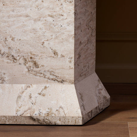 Argos Console Table in Sand Marble from Four Hands - Luna Furniture