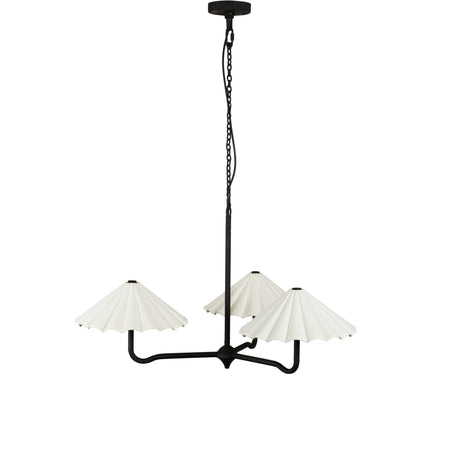 Fiorella Chandelier in Black Wrought Iron from Four Hands - Luna Furniture