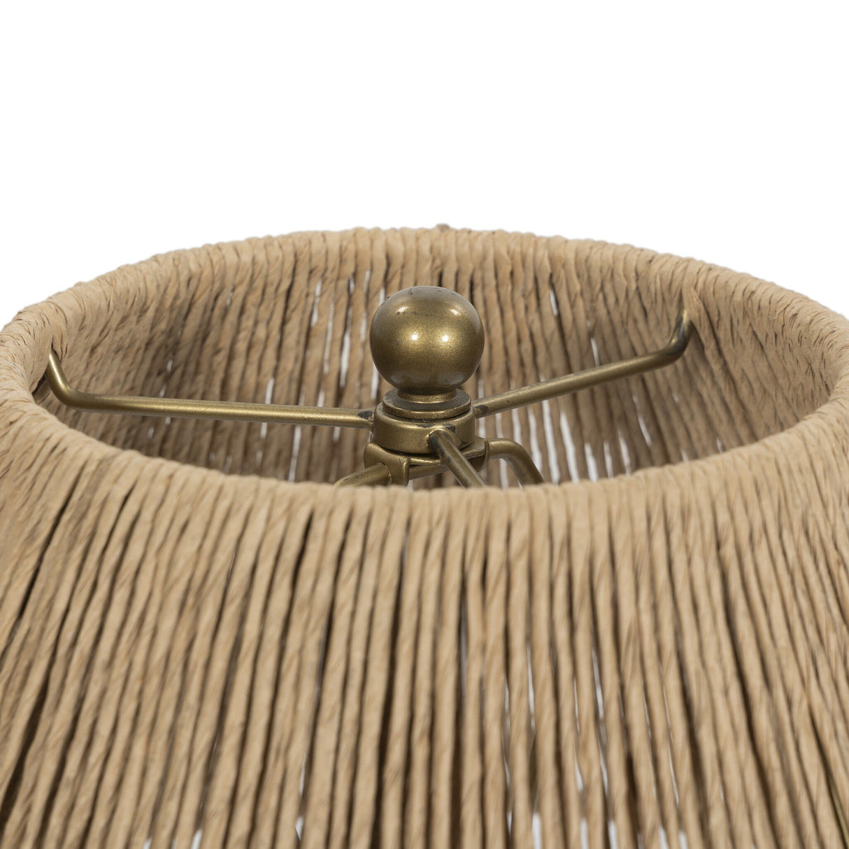 Nessa Table Lamp in Antique Brass Iron from Four Hands - Luna Furniture