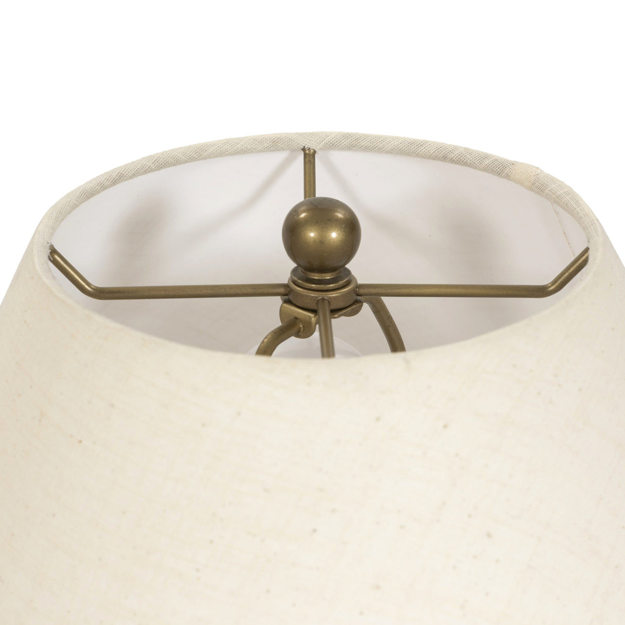 Nessa Table Lamp in Antique Brass Iron from Four Hands - Luna Furniture
