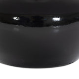 Kiyo Table Lamp in Glossy Black Ceramic from Four Hands - Luna Furniture