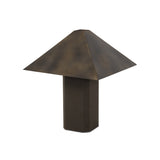 Kenric Table Lamp in Forest Green Canvas from Four Hands - Luna Furniture
