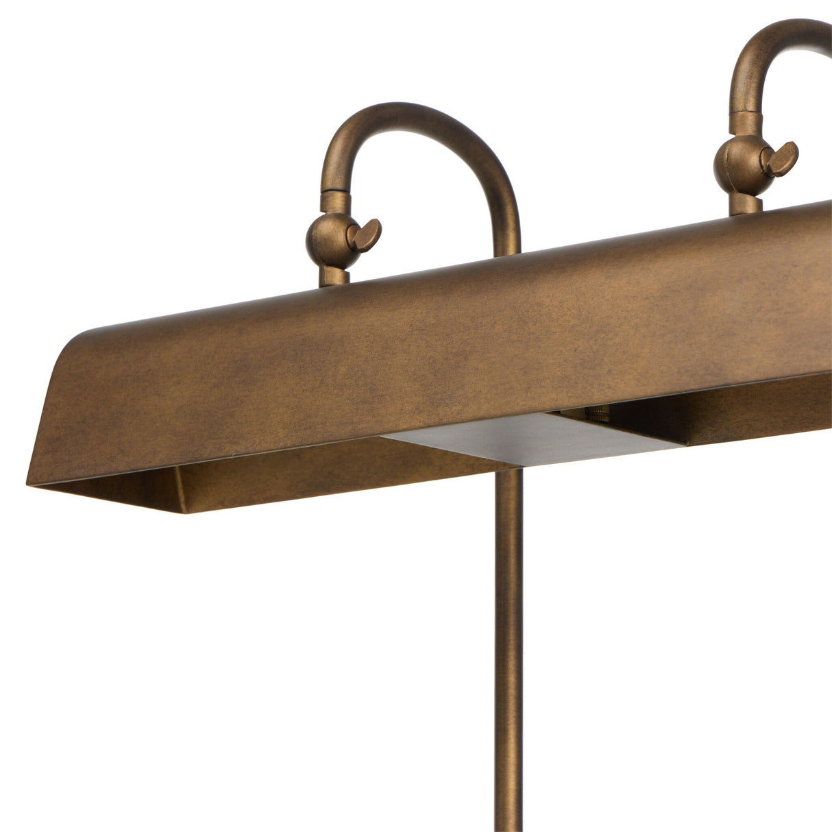 Benno Table Lamp in Burnished Brass Iron from Four Hands - Luna Furniture