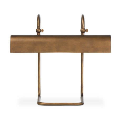 Benno Table Lamp in Burnished Brass Iron from Four Hands - Luna Furniture