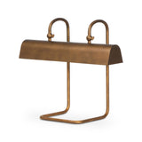 Benno Table Lamp in Burnished Brass Iron from Four Hands - Luna Furniture