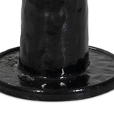 Nerissa Floor Lamp in Glossy Black Cast Aluminum from Four Hands - Luna Furniture