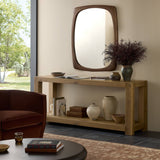 Jai Wall Mirror in Cocoa Oak from Four Hands - Luna Furniture