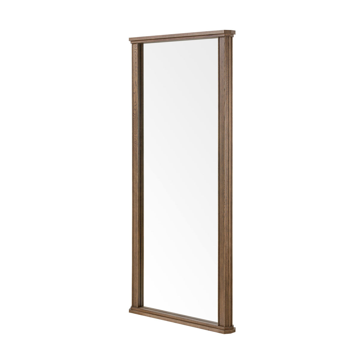 Kish Mirror in Umber Oak Solid from Four Hands - Luna Furniture