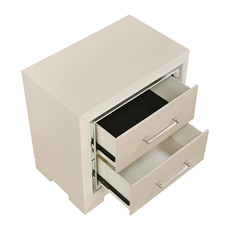 Alabaster Light Gray/Cream Bedroom Set from Homelegance - Luna Furniture
