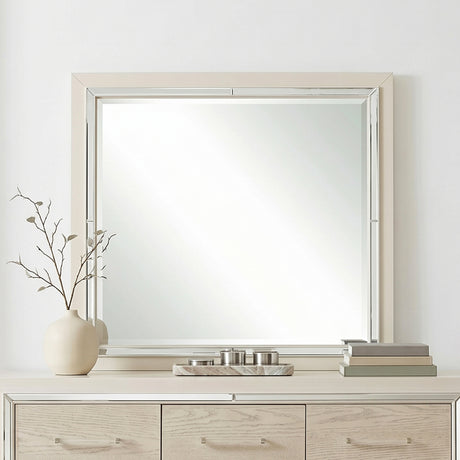 Alabaster Light Gray/Cream Bedroom Set from Homelegance - Luna Furniture