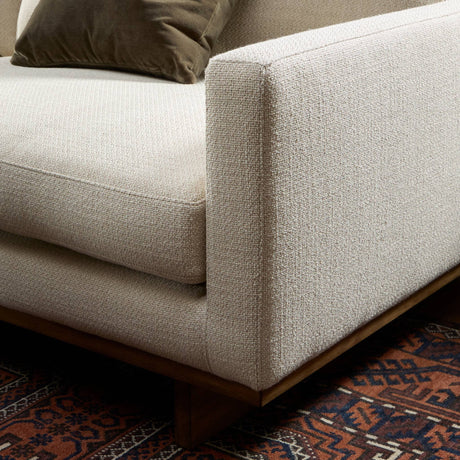Everly 96" Sofa in Irving Taupe from Four Hands - Luna Furniture