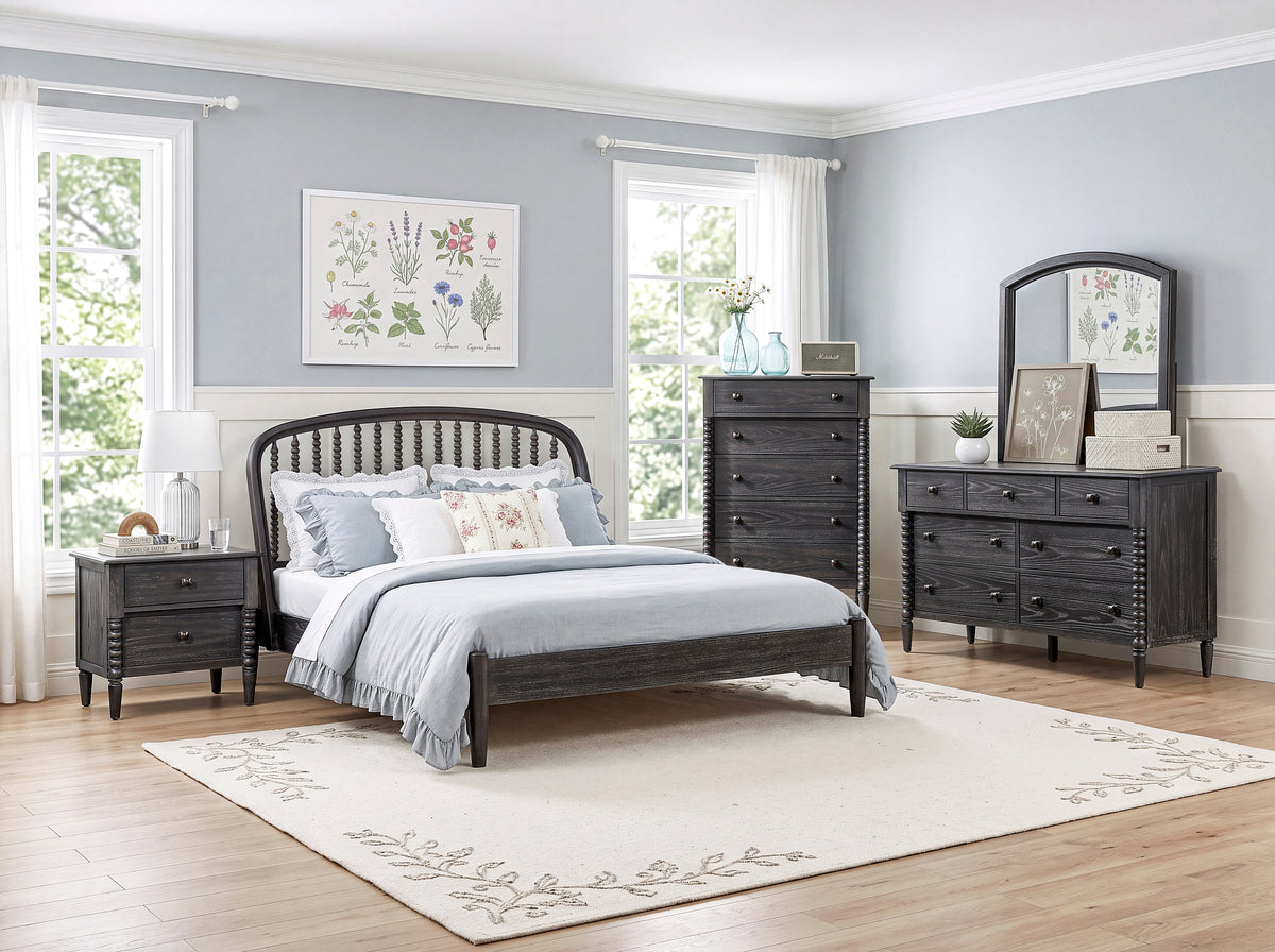 Olson Espresso Nightstand from Homelegance - Luna Furniture