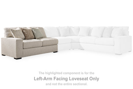 Ballyton Sand Left-Arm Facing Loveseat from Ashley Furniture - Luna Furniture