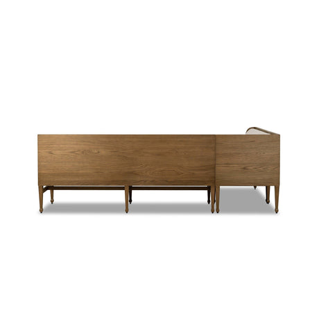 Priscilla Dining Banquette L Shape in Crypton Wayfarer Snow from Four Hands - Luna Furniture