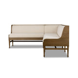 Priscilla Dining Banquette L Shape in Crypton Wayfarer Snow from Four Hands - Luna Furniture