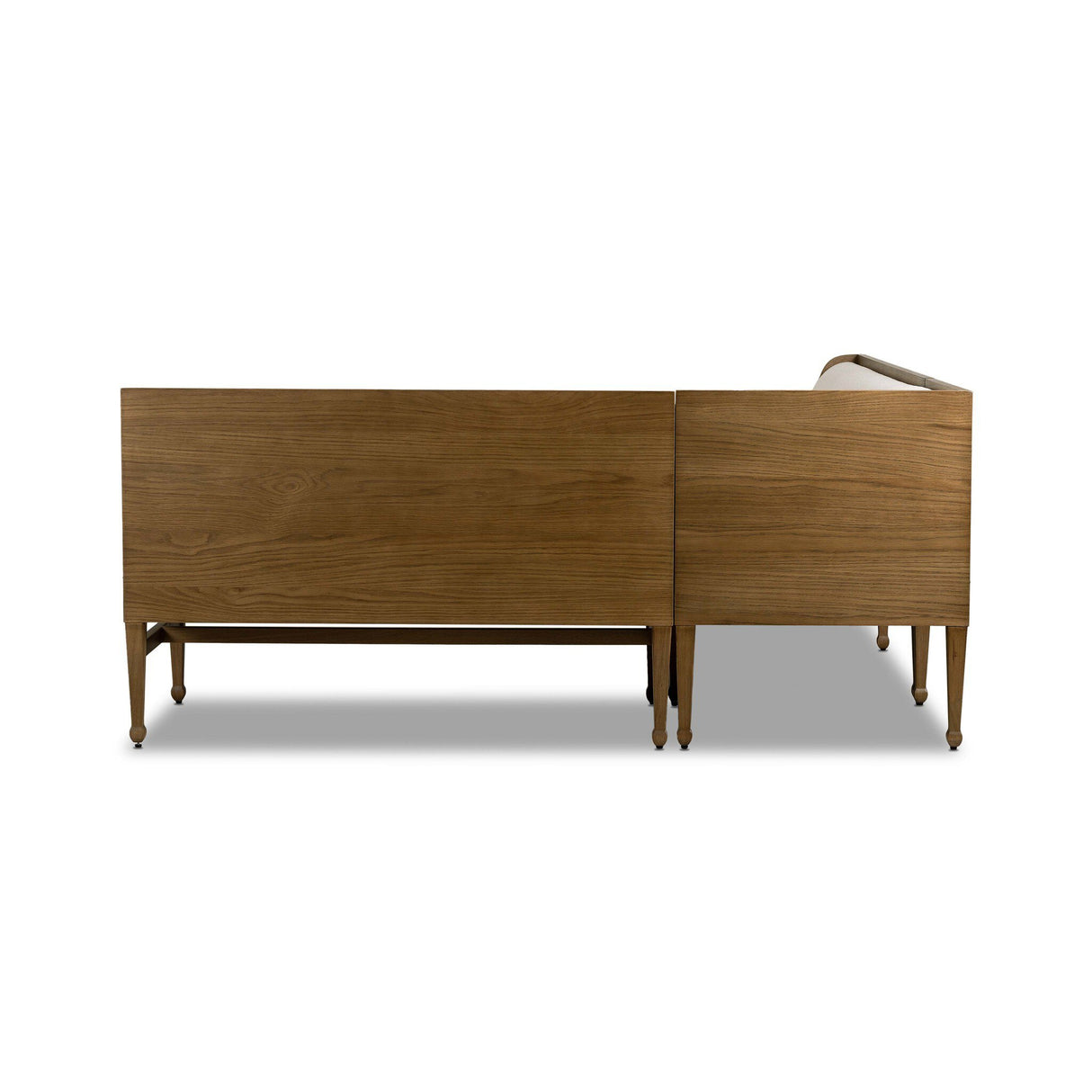 Priscilla Dining Banquette L Shape in Crypton Wayfarer Snow from Four Hands - Luna Furniture