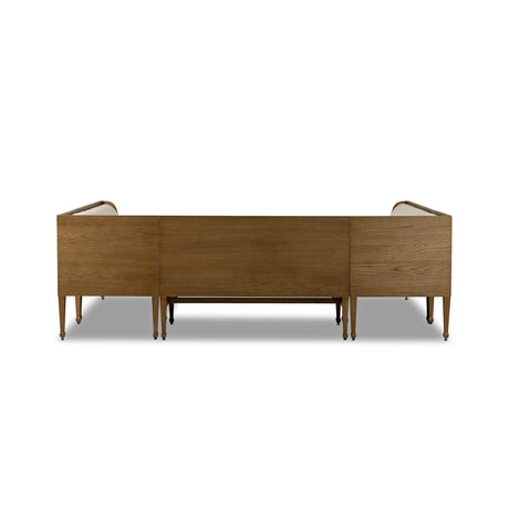 Priscilla Dining Banquette U Shape in Crypton Wayfarer Snow from Four Hands - Luna Furniture