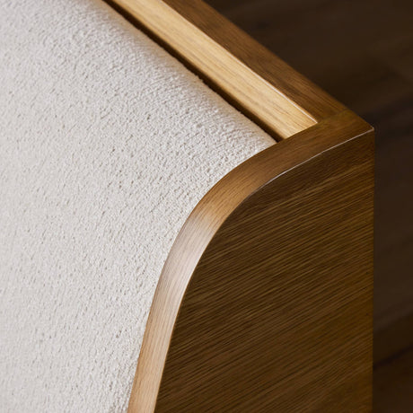 Priscilla Dining Banquette U Shape in Crypton Wayfarer Snow from Four Hands - Luna Furniture