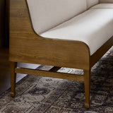 Priscilla Dining Banquette U Shape in Crypton Wayfarer Snow from Four Hands - Luna Furniture