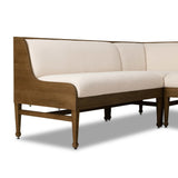 Priscilla Dining Banquette U Shape in Crypton Wayfarer Snow from Four Hands - Luna Furniture