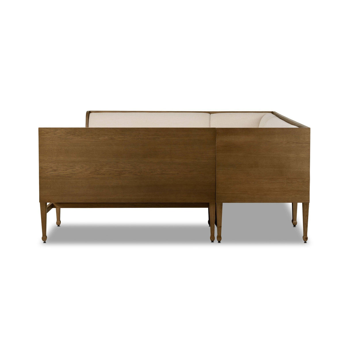 Priscilla Dining Banquette U Shape in Crypton Wayfarer Snow from Four Hands - Luna Furniture