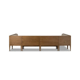 Priscilla Dining Banquette U Shape in Crypton Wayfarer Snow from Four Hands - Luna Furniture