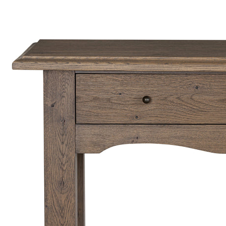 Bayla Console Table in Brown Oak Veneer from Four Hands - Luna Furniture
