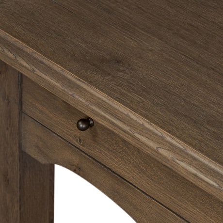 Bayla Console Table in Brown Oak Veneer from Four Hands - Luna Furniture