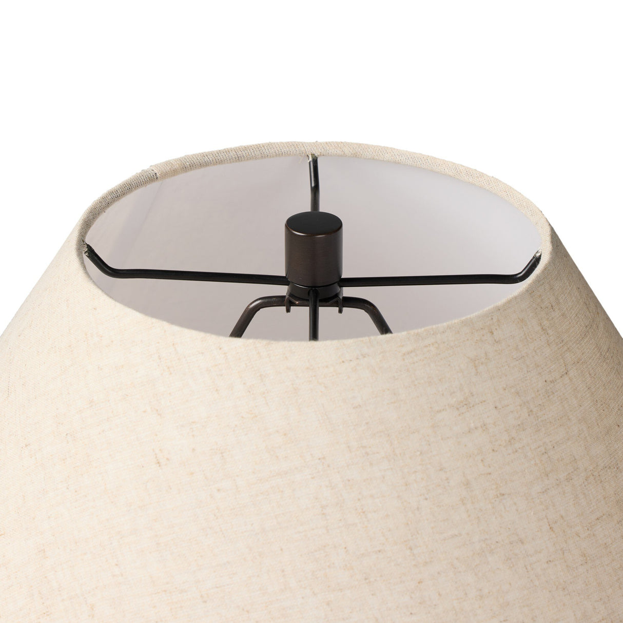 Saylor Table Lamp in Brown Cast Glass from Four Hands - Luna Furniture