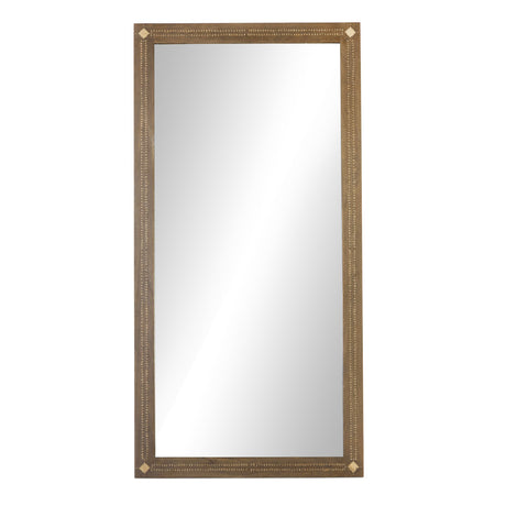 Timil Mirror in Washed Taupe Mango Bone Inlay from Four Hands - Luna Furniture