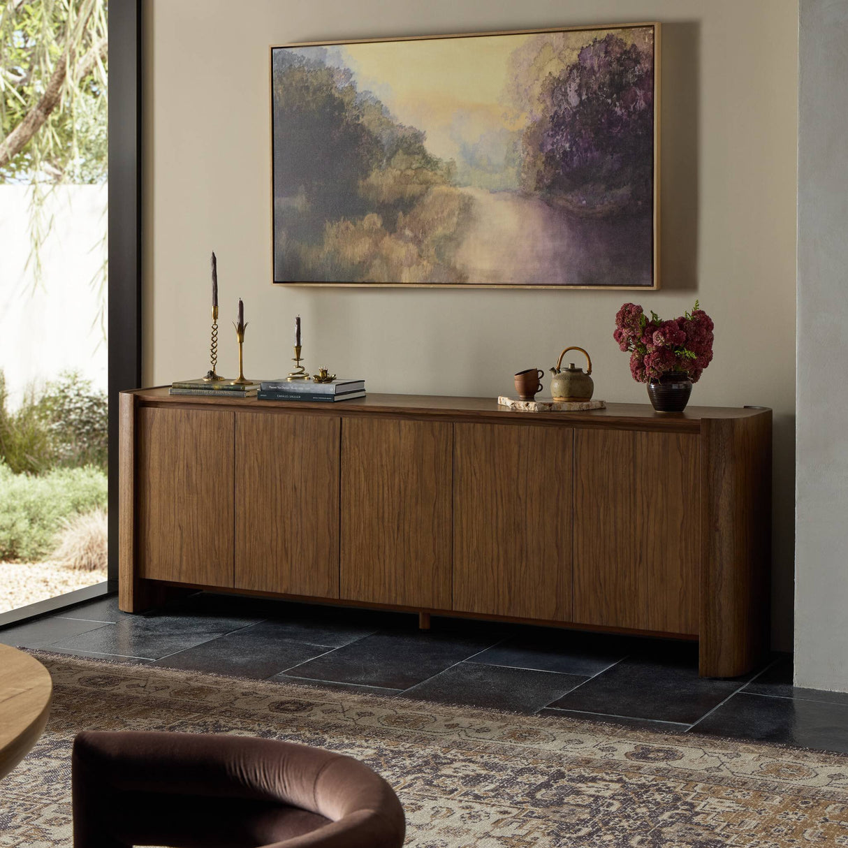 Limba Sideboard in Medium Brown Limba from Four Hands - Luna Furniture