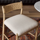 Raynor Bar + Counter Stool in Lynchart Sand from Four Hands - Luna Furniture