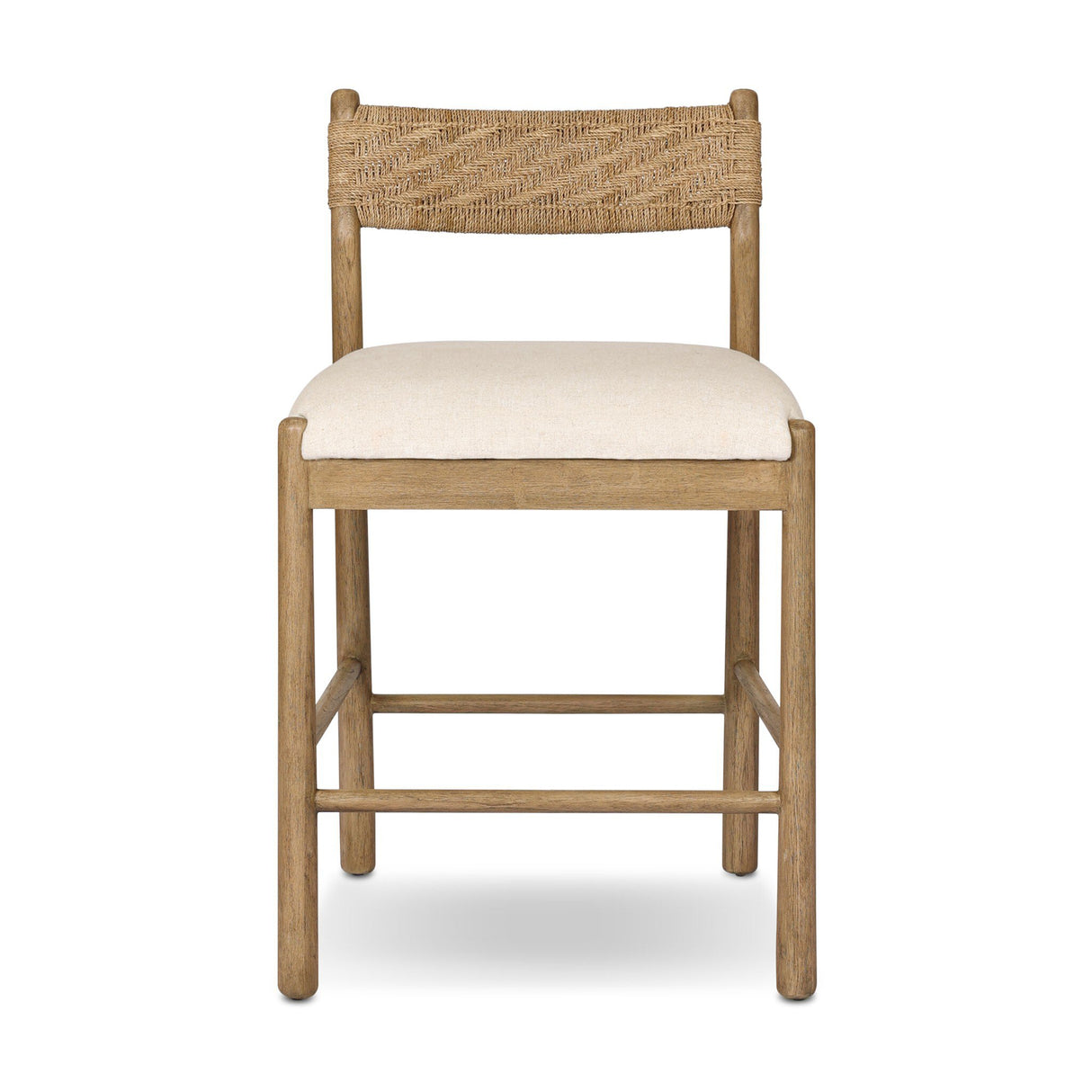 Raynor Bar + Counter Stool in Lynchart Sand from Four Hands - Luna Furniture