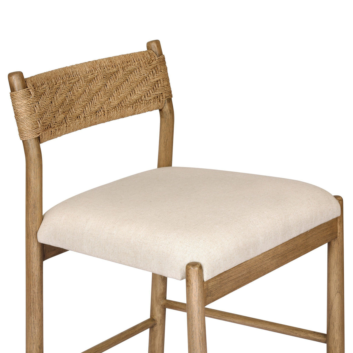 Raynor Bar + Counter Stool in Lynchart Sand from Four Hands - Luna Furniture