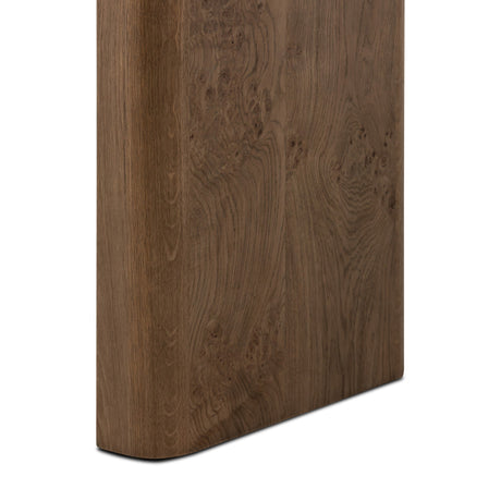 Daven Console Table in Rye Medium Burl Oak Veneer from Four Hands - Luna Furniture