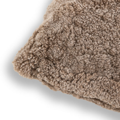 Toby Pillow in Taupe Shearling from Four Hands - Luna Furniture
