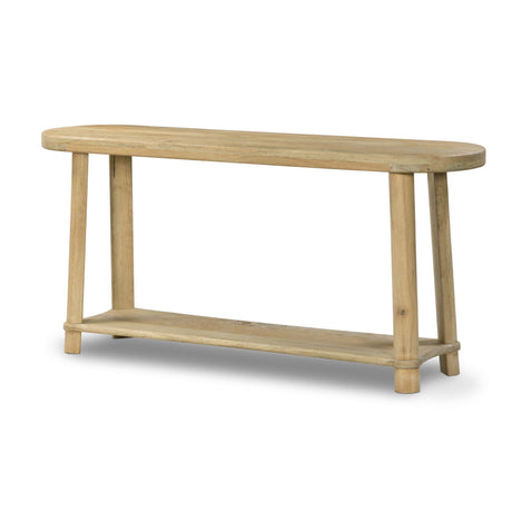 Daley Console Table in Light Natural Mango from Four Hands - Luna Furniture