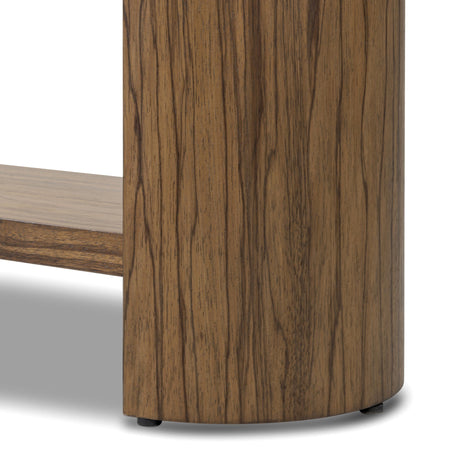 Damari Console Table in Medium Brown Limba from Four Hands - Luna Furniture