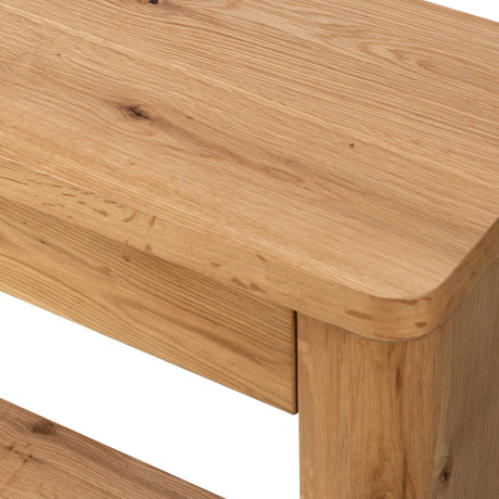 Novella Console Table in Natural Oak Veneer Thick Random from Four Hands - Luna Furniture