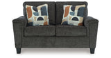 Erinslane Dusk Loveseat from Ashley Furniture - Luna Furniture