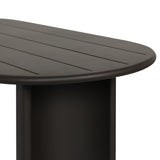 Paden Outdoor Metal Dining Table-94" in Bronze from Four Hands - Luna Furniture