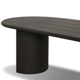 Paden Outdoor Metal Dining Table-94" in Bronze from Four Hands - Luna Furniture