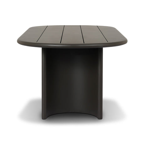 Paden Outdoor Metal Dining Table-94" in Bronze from Four Hands - Luna Furniture