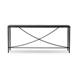 Jade Console Table in Textured Bronze from Four Hands - Luna Furniture
