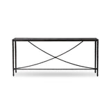 Jade Console Table in Textured Bronze from Four Hands - Luna Furniture