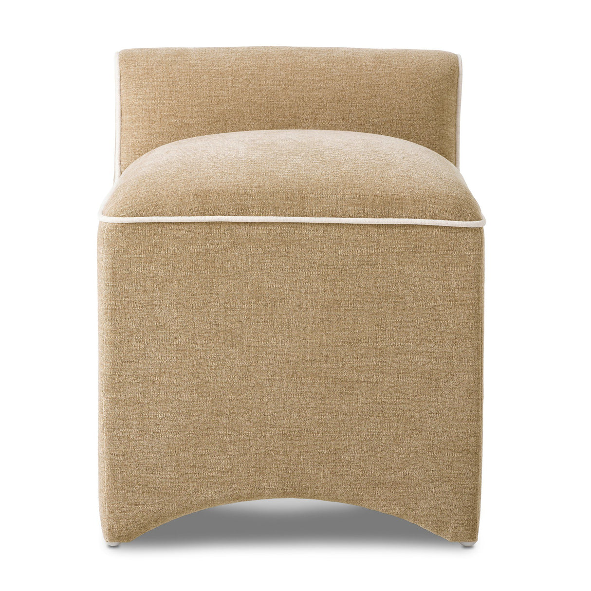 Allonia Accent Stool in Laughlin Natural from Four Hands - Luna Furniture