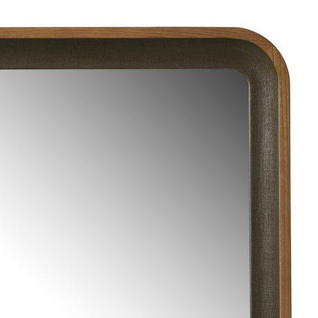 Arno Grand Floor Mirror in Amber Sungkai Solid from Four Hands - Luna Furniture