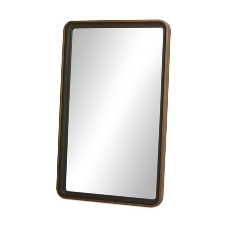 Arno Grand Floor Mirror in Amber Sungkai Solid from Four Hands - Luna Furniture